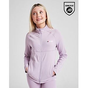 Berghaus Girls' Carve Full Zip Track Top Junior, Purple