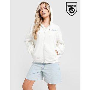 New Balance Tones Full Zip Boyfriend Hoodie, White