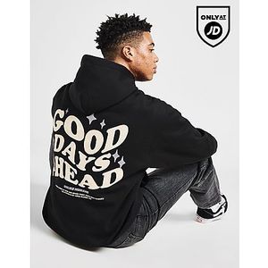 Unlike Humans Good Days Hoodie, Black