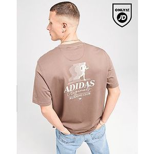 adidas Originals Running Club T-Shirt, Brown