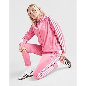 adidas Originals Girls' SST Track Top Junior, Pink