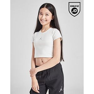 Jordan Girls' Baby Logo T-Shirt Junior, White