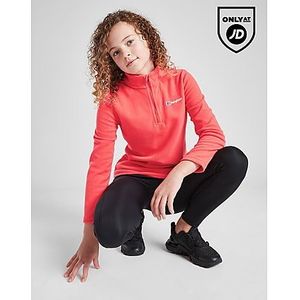 Berghaus Girls' Polar Fleece 1/4 Zip Top Junior, Red