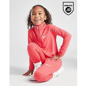 Nike Girls' Pacer 1/4 Zip/Leggings Set Children, Pink
