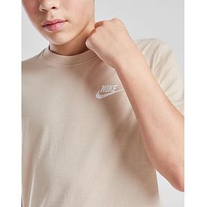 Nike Small Logo T-Shirt Junior, Beige