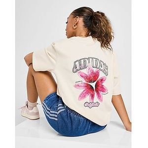 adidas Originals Flower Graphic T-Shirt, White
