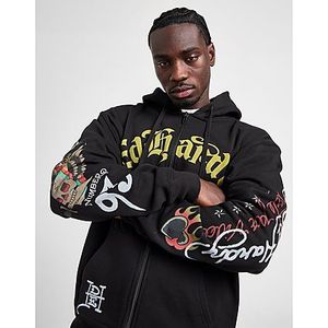 Ed Hardy Skull Bike Hoodie, Black
