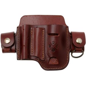 1791 - EDC-HD-AS-SF-CHN-A - Lederen Riemholster - Chestnut - Tool Organizer