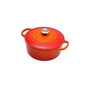 Le Creuset braadpan - cocotte 24cm, 4,2L oranje