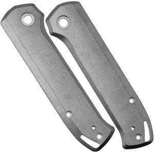 Flytanium Arcade Handle Set Solid 1377S Stonewashed Titanium Scales