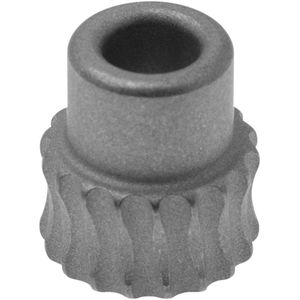 Daily Customs Simple Bead Twisted Concave Titanium, grijs