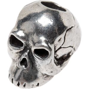 Schmuckatelli Classic Skull Bead Pewter