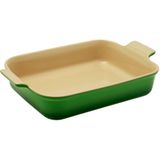 Le Creuset ovenschaal rechthoekig 4L, 32 cm, groen