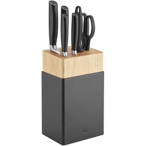 Zwilling All Star 1022596, 7-delige messenset met messenblok, zwart