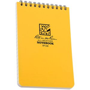 Rite in the Rain notebook 4" x 6" geel, 146