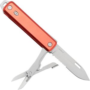 The James Brand The Ellis Scissors, Coral, Aluminum Serrated, zakmes