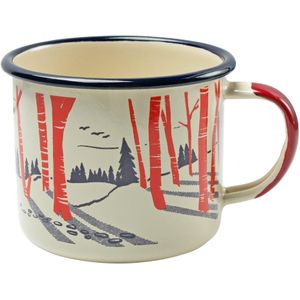 Knivesandtools Enamel Mug E-MG-L-01, Large 10 cm, emaillen mok