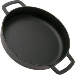 COMBEKK - Sous-Chef Koekenpan Dubbel Handvat 24CM - Zwart