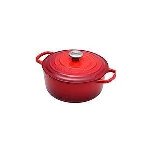 Le Creuset braadpan - cocotte 26cm, 5,3L rood