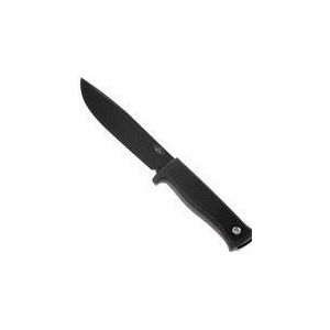 Fallkniven  A1, zwart lemmet, kunststof schede