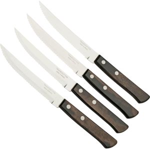 Tramontina Churrasco 92000-001, 4-delige steak- en pizzamessenset