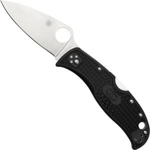 Spyderco LeafJumper Lightweight C262PBK, Satin VG-10, Black FRN zakmes