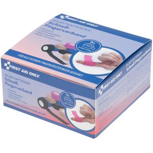 First Aid Only Adhesive Quick Finger Bandage P-10072, gekleurd vingerverband, 8 stuks