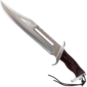 RAMBO knife Rambo 3 Signature Edition met houten handgreep, 9297