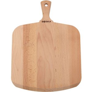 Boska Pizzaschep Amigo - Voor warme en koude pizza - Kort handvat - Beukenhout - 30 cm breed