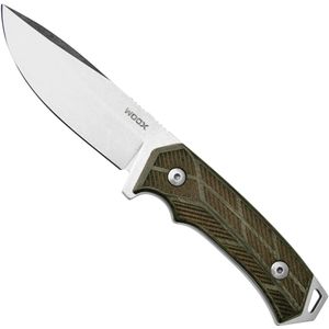 WOOX Rock 62 BUKNF00108 Micarta Engraved, vaststaand mes