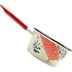 Knivesandtools Enamel Saucepan E-SP14-01, 14 cm, emaillen steelpan