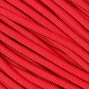 Knivesandtools 550 paracord type III, kleur: imperial red, 100 ft (30,48 m)