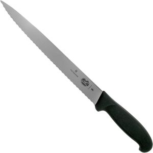 Victorinox Fibrox gekarteld vleesmes, 25 cm