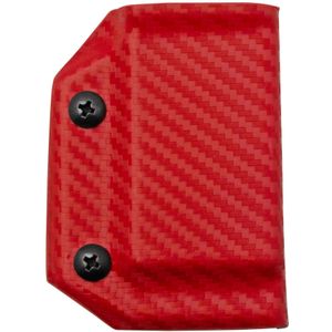 Clip And Carry Kydex Sheath Leatherman Super Tool 300, Carbon Fiber Red LST300-CF-RED riemholster