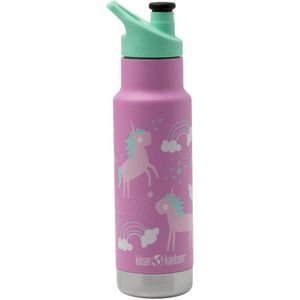 Klean Kanteen Insulated Classic Narrow met sportdop 355ml Unicorns, Drinkfles