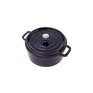 Staub braadpan - cocotte 24cm, 3,8L, blauw