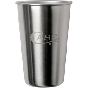 Case Pint Glass 52524 Stainless Steel, bierglas