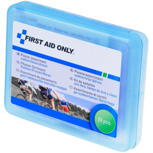 First Aid Only Outdoor Leisure Travel Plasters P-10024, pleisterset, 20 stuks