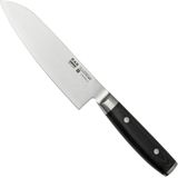 Yaxell Ran 2-Delige Messenset: Santoku & Slijper - 16.5 cm, VG10 Staal, 69-Lagen Damast, Canvas-Micarta Heft