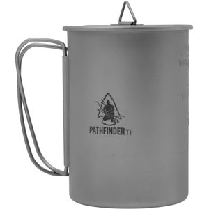 Pathfinder PTH202 Titanium Nesting Cup 600ml, drinkbeker