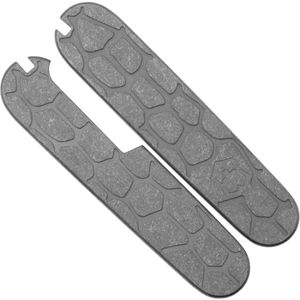 Lex Custom Victorinox 91 mm Scales V91LSW Lizard Stonewashed Titanium, handgreepschalen