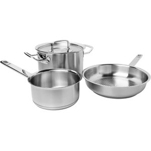 Fissler Original Profi Collection 084-378-03-000-0, 3-delige pannenset