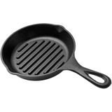 Lodge Cast Iron Grill L3GP gietijzeren grillpan, 17 cm