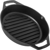 Lodge koekenpan/grillpan met twee handvatten L8GPL, diameter ca. 26 cm