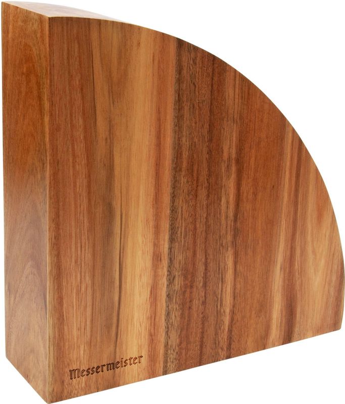 Messenblok - Acaciahout - Magnetisch - Plek voor 10 Messen