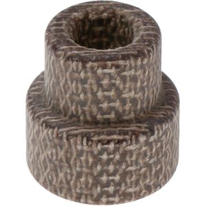 Daily Customs Simple Bead Plain Canvas Micarta Natural, lichtbruin