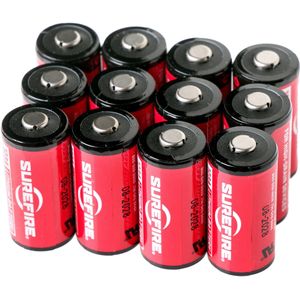 SureFire CR123A batterijen, 12 stuks in een doosje