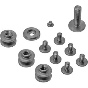 Rick Hinderer Complete Titanium Stonewashed Hardware Set, Eklipse 3.5"