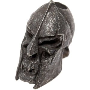 Schmuckatelli Spartan Skull Bead Black Oxidized