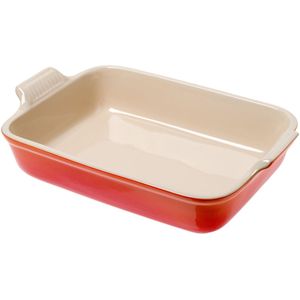 Le Creuset ovenschaal rechthoekig 4L, 32 cm, oranje-rood